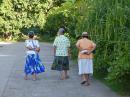  Ladies with swaying skirts in Hakahetau Ua Pou May 2015